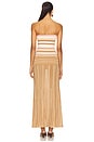 view 3 of 4 Esenia Knit Dress in Puce Sepia Stripe