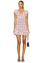 view 1 of 4 Alba Mini Dress in Hazy Rose Deep Red