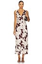 view 1 of 3 Signe Maxi Dress in Dandelion Floral Bordeaux