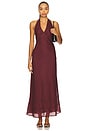 view 1 of 3 Jasmine Maxi Dress in Bordeaux