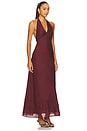 view 2 of 3 Jasmine Maxi Dress in Bordeaux