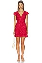 view 1 of 4 VESTIDO ALVISA MINI in Linnea Dot Rosso