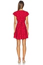 view 3 of 4 VESTIDO ALVISA MINI in Linnea Dot Rosso