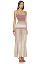 view 2 of 4 Esenia Knit Dress in Daniela Stripe Mocha Col. 26 Lilac