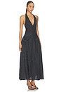 view 2 of 4 La Cala Midi Dress in Lola Polka Dot Black & Cream
