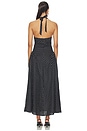 view 3 of 4 La Cala Midi Dress in Lola Polka Dot Black & Cream