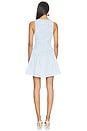 view 3 of 4 Martina Mini Dress in Paloma Check Light Blue White