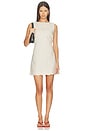 view 1 of 4 Iria Mini Dress in Lola Polka Dot Cream & Black