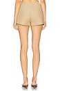view 4 of 6 Florine Mini Shorts in Caramel