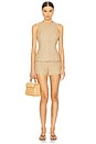 view 5 of 6 Florine Mini Shorts in Caramel