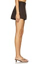 view 3 of 6 Mirelle Mini Shorts in Coffee
