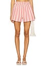 view 1 of 6 Elva Shorts in Cherry Stripe