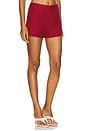 view 2 of 6 Florine Mini Shorts in Deep Red