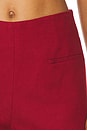 view 6 of 6 Florine Mini Shorts in Deep Red