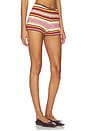 view 2 of 6 Playa Mini Short in Luis Stripe Dusty Mauve