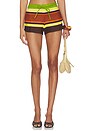 view 1 of 6 Miel Short in Valencia Stripe
