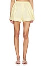 view 1 of 6 Lonia Short in Elisa Stripe Daffodil White