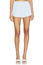 view 1 of 6 Lonny Short in Paloma Check Light Blue White