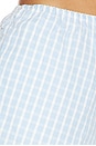 view 6 of 6 Lonny Short in Paloma Check Light Blue White