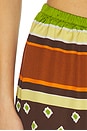view 6 of 6 Tia Short in Valencia Stripe