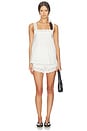 view 5 of 6 Cristina Short in Mia Lace Ivory