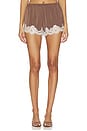 view 1 of 6 Marisol Short in Chocolate Lace