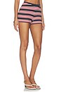 view 2 of 6 Playa Mini Short in Cila Stripe Navy