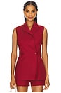view 1 of 4 Florine Blazer in Deep Red