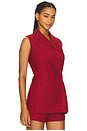 view 2 of 4 Florine Blazer in Deep Red