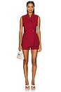 view 4 of 4 Florine Blazer in Deep Red