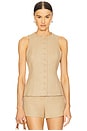 view 1 of 4 Eveline Vest in Caramel