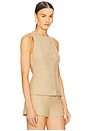 view 2 of 4 Eveline Vest in Caramel