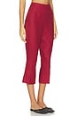 view 2 of 6 Valeria Capri Pant in Wine