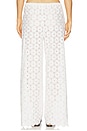 view 4 of 6 PANTALÓN PAMINA in Dolce Broderie White