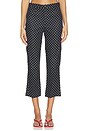 view 1 of 6 PANTALÓN DE PIRATA IRIA in Lola Polka Dot Black & Cream