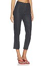 view 2 of 6 PANTALÓN DE PIRATA IRIA in Lola Polka Dot Black & Cream