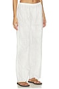view 2 of 6 Mora Pant in Handkerchief Broderie White