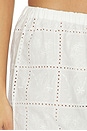 view 6 of 6 Mora Pant in Handkerchief Broderie White