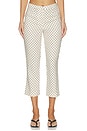 view 1 of 6 Iria Capri Pant in Lola Polka Dot Cream & Black