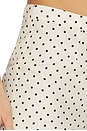 view 6 of 6 Iria Capri Pant in Lola Polka Dot Cream & Black