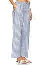 view 2 of 6 Vieu Relaxed Pant in Blue Stripe