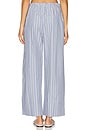 view 4 of 6 Vieu Relaxed Pant in Blue Stripe
