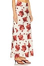 view 2 of 6 Elise Skirt in Cecile Floral & Garnet