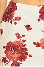 view 6 of 6 Elise Skirt in Cecile Floral & Garnet
