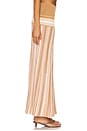 view 3 of 6 Citara Skirt in Puce Sepia Stripe