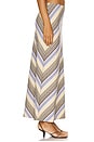 view 3 of 6 Elise Skirt in Marine Stripe
