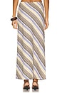 view 4 of 6 Elise Skirt in Marine Stripe