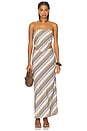 view 5 of 6 Elise Skirt in Marine Stripe