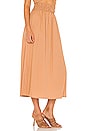 view 2 of 4 Kiera Midi Skirt in Plain Hazelnut