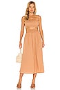 view 4 of 4 Kiera Midi Skirt in Plain Hazelnut